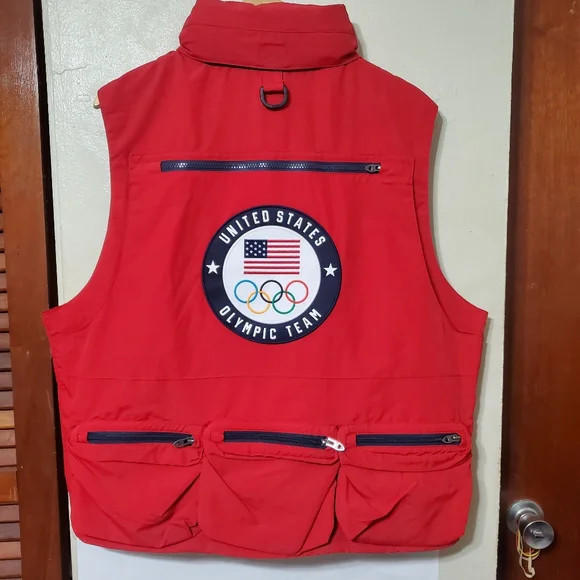 S O L D. Polo Ralph Lauren Team USA 2020 Summer Olympics Full-Zip Utility Vest - Picture 8 of 15